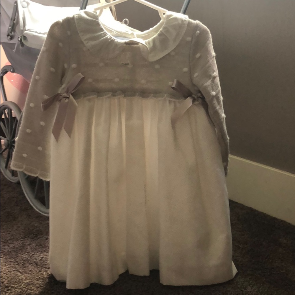 Dress with side bows for toddler girl